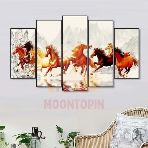 Eight Horses of Success Paintings